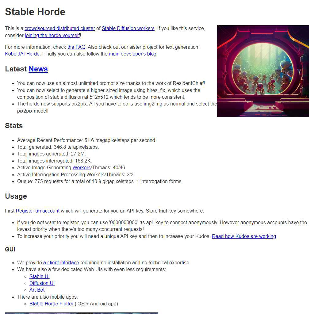 Stable Horde