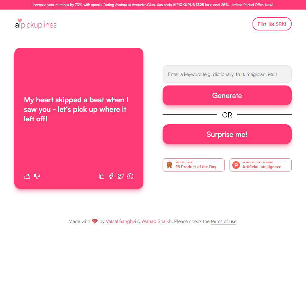 AI Pickup Lines