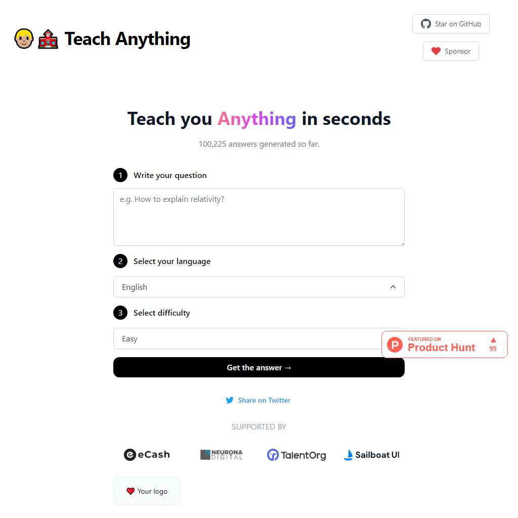 Teach Anything : Alternatives, Pricing And Review